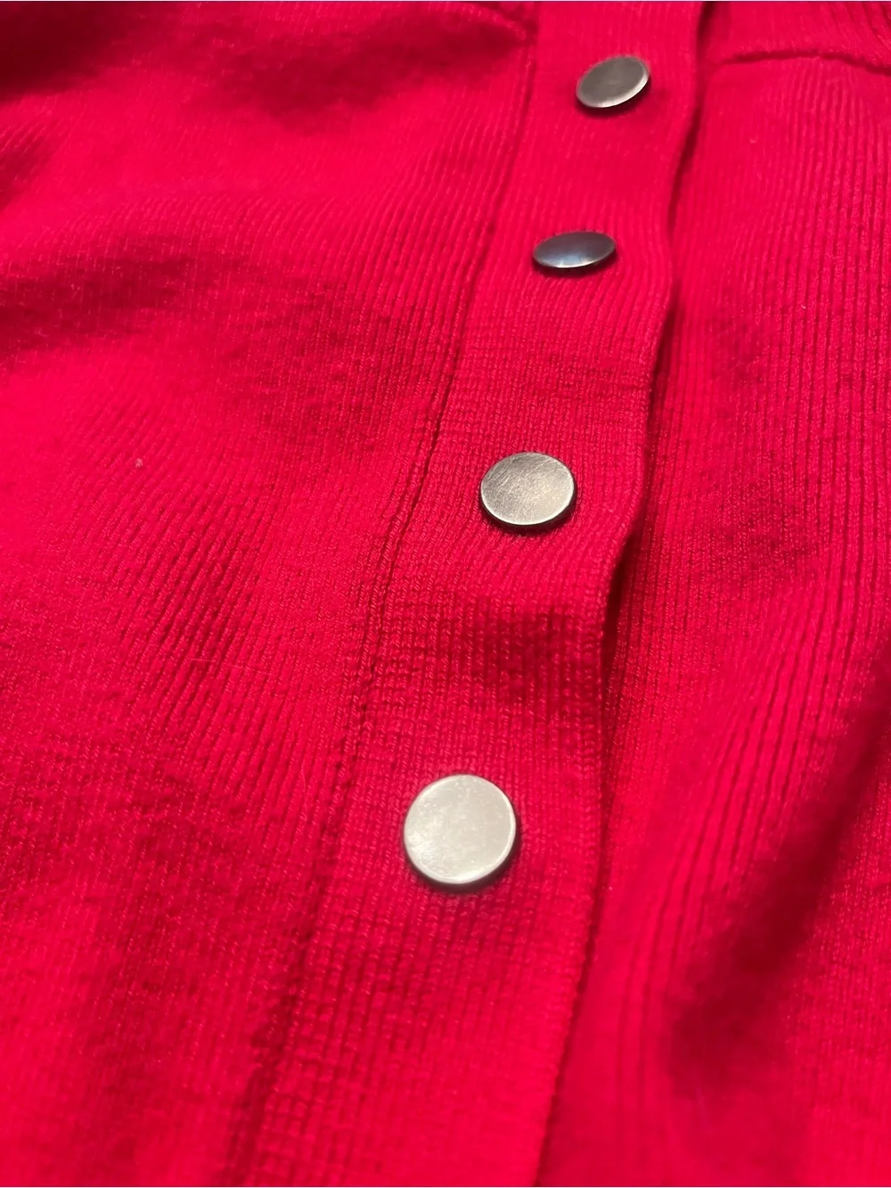 Pink anthro daily practice Long-Sleeve Knit Belted Robe Dress